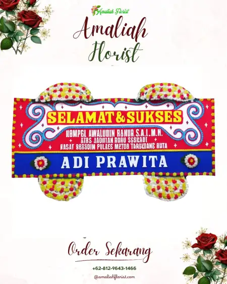 Papan Bunga Ucapan Selamat Mogolaing